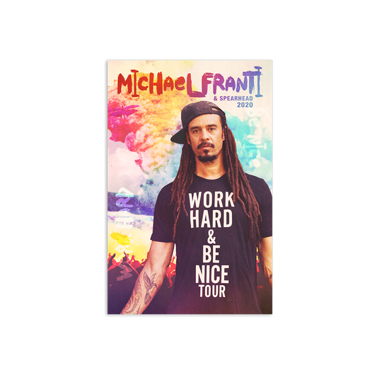 Work Hard & Be Nice Poster