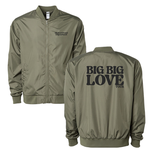 Official Michael Franti Merchandise - Big Big Love Army Bomber